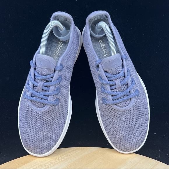Allbirds Tree Runners Women's Size 8 Whitecap Blue Running Shoes Sneakers Wool - Picture 8 of 10